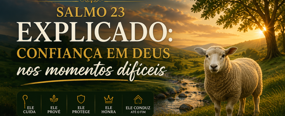 Salmo 23 Explicado: Confiança em Deus nos Momentos Difíceis
