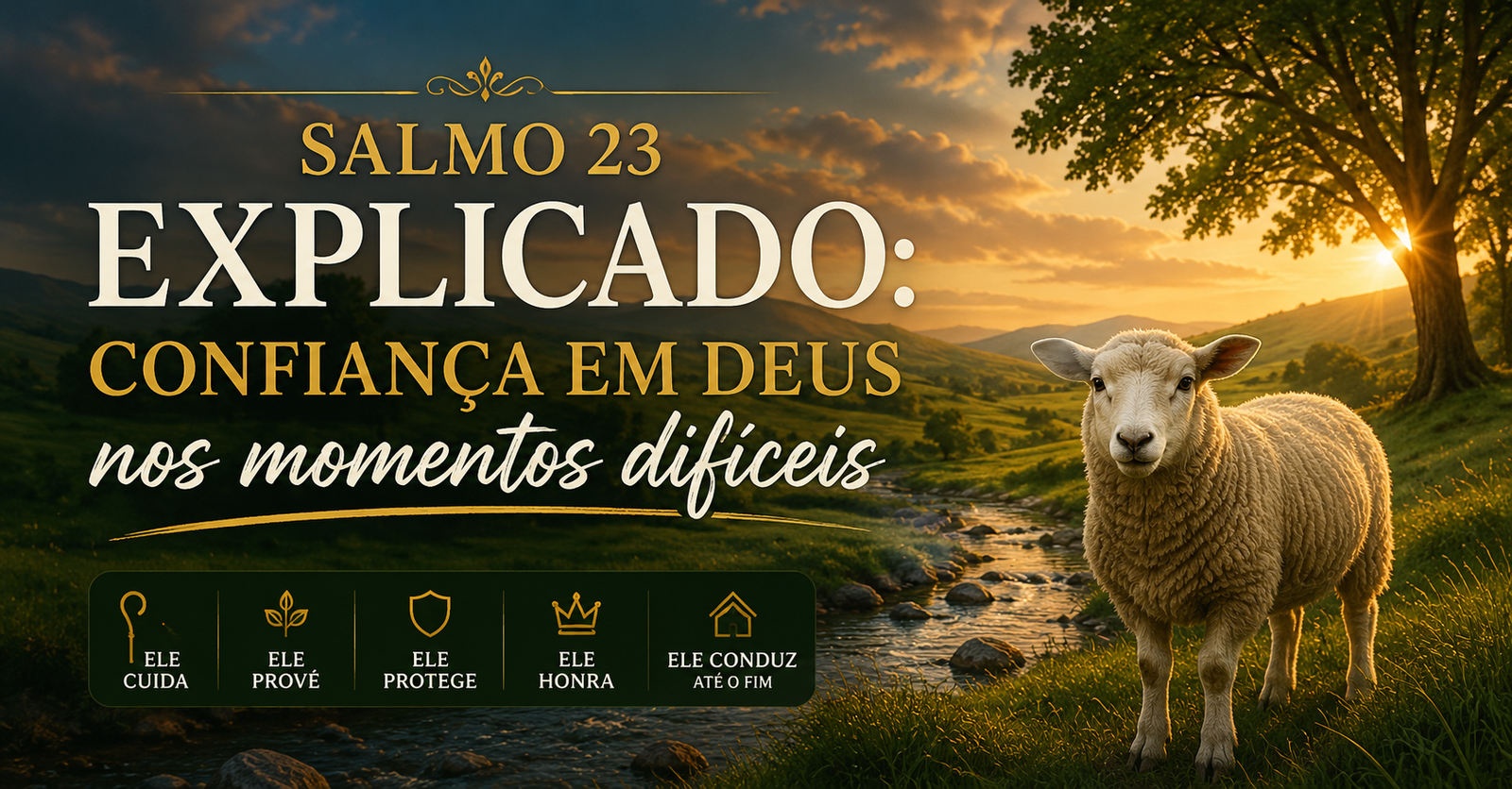 Salmo 23 Explicado: Confiança em Deus nos Momentos Difíceis