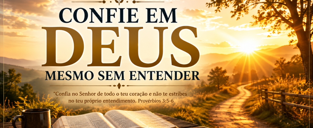 Provérbios 3:5-6 Explicado: Como Confiar em Deus Mesmo sem Entender o Caminho