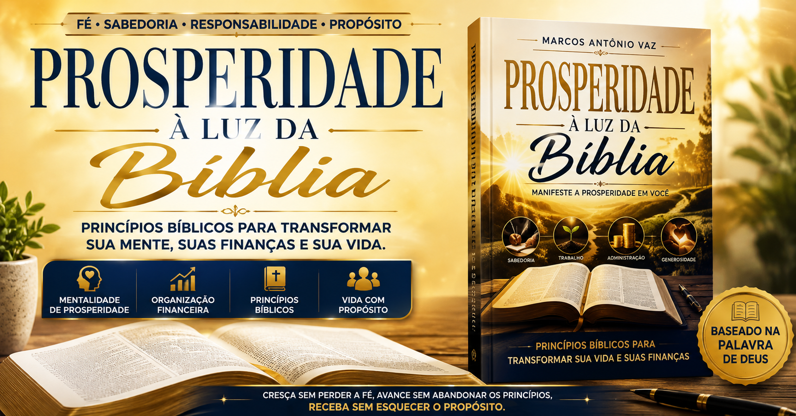 Prosperidade à Luz da Bíblia: Como Construir uma Vida Próspera com Fé, Sabedoria e Responsabilidade