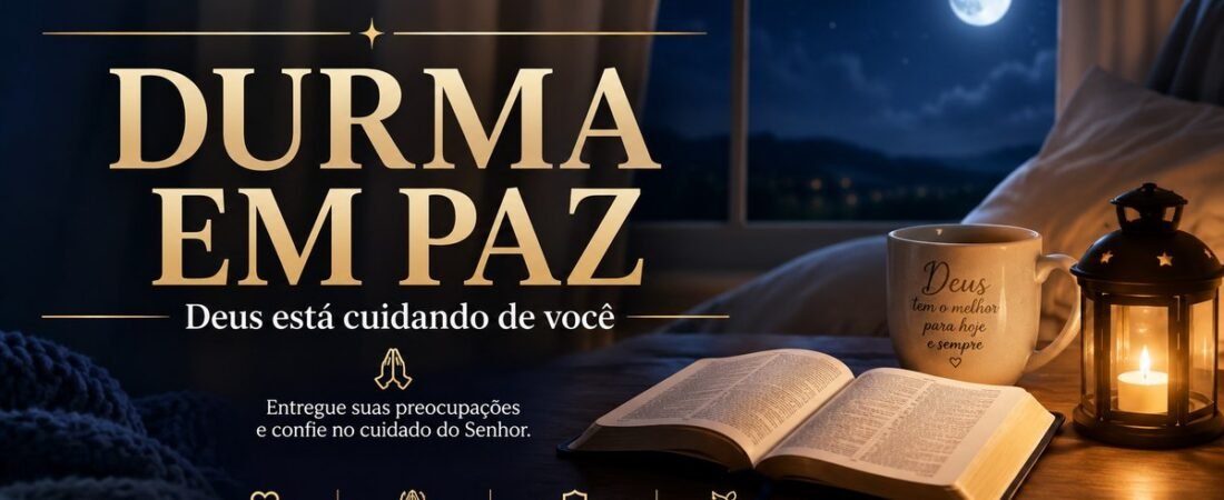 Oração da Noite para Dormir em Paz e Entregar as Preocupações a Deus